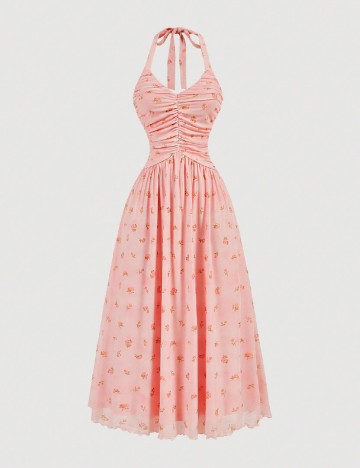 
						Rochie medie SHEIN, piersica