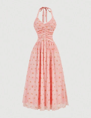 Rochie medie SHEIN, piersica