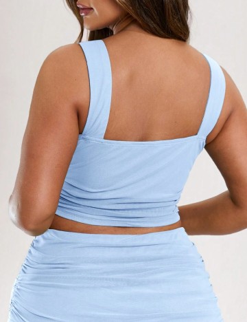 Top SHEIN CURVE, bleu