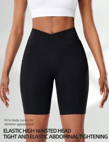 Set Pantaloni scurti 2 bucati SHEIN, negru