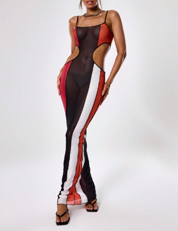 
						Rochie de plaja Musera, mix culori