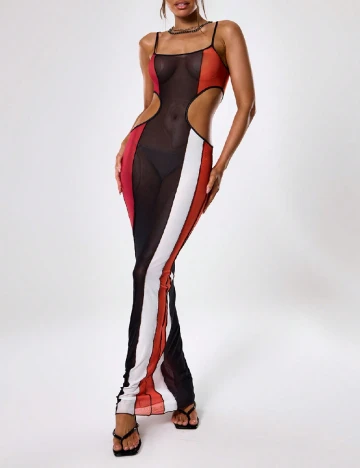 Rochie de plaja Musera, mix culori