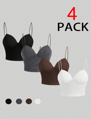 
						Set topuri 4 bucati Emery Rose, mix culori