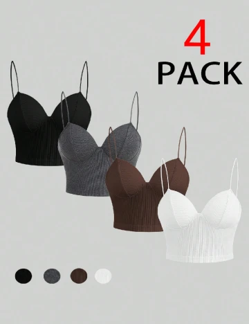 Set topuri 4 bucati Emery Rose, mix culori