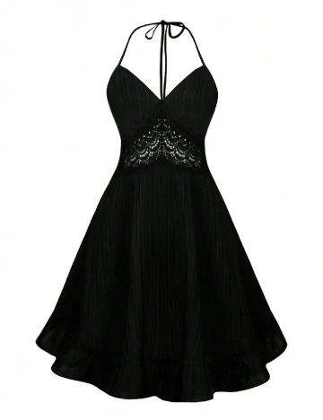 Rochie scurta SHEIN CURVE, negru