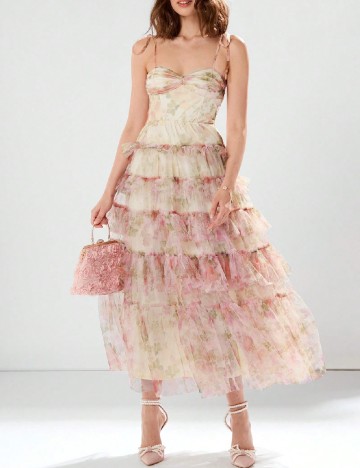 
						Rochie lunga SHEIN, crem