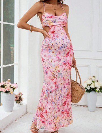 
						Rochie lunga SHEIN, floral print