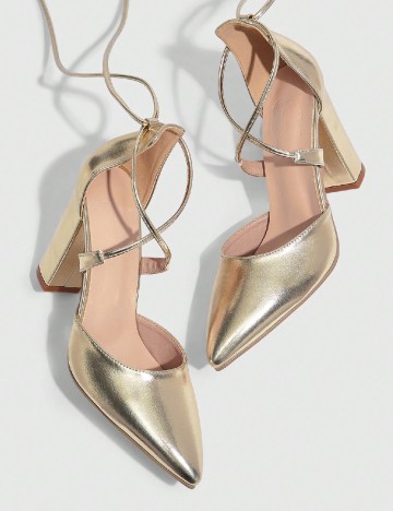 Pantofi SHEIN, auriu
