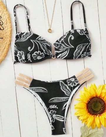 Costum de baie SHEIN, negru