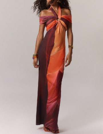 
						Rochie lunga SHEIN, mix culori