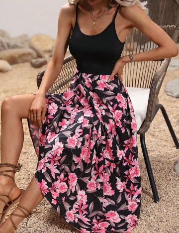 
						Rochie lunga SHEIN, mix culori