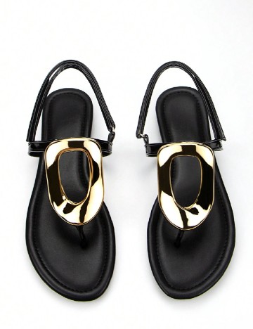 Sandale SHEIN, negru