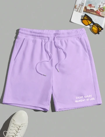 Pantaloni scurti SHEIN, mov