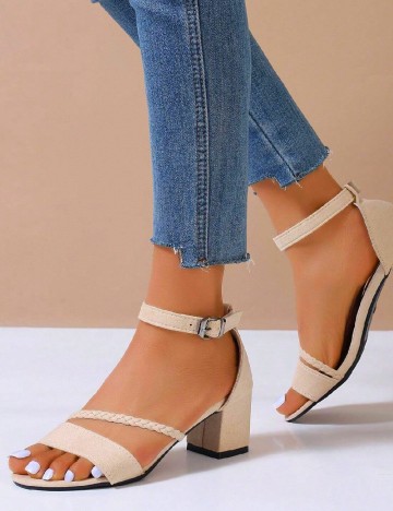 Sandale SHEIN, crem