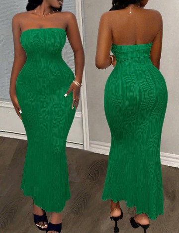 
						Rochie lunga SHEIN, verde
