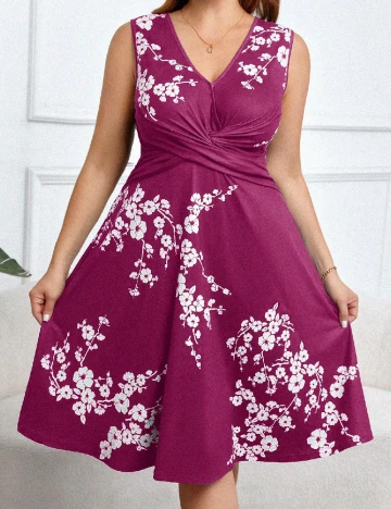 Rochie medie SHEIN CURVE, mov