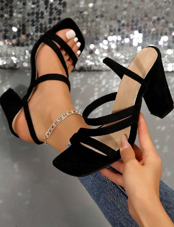 Sandale SHEIN, negru