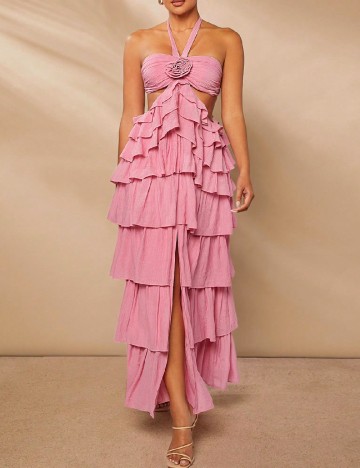 
						Rochie lunga SHEIN, roz