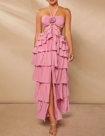 Rochie lunga SHEIN, roz