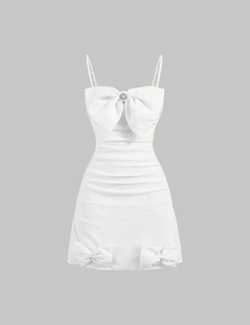 Rochie scurta SHEIN, alb