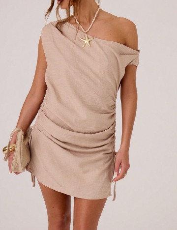 
						Rochie scurta Musera, crem