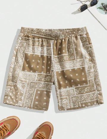 Pantaloni scurti SHEIN, maro