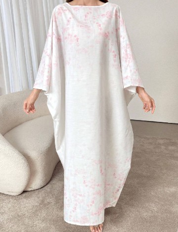 
						Rochie lunga SHEIN, alb/roz