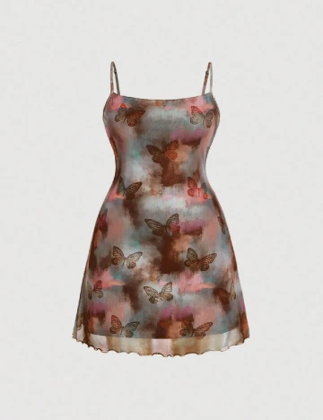 Rochie scurta SHEIN CURVE, mix culori