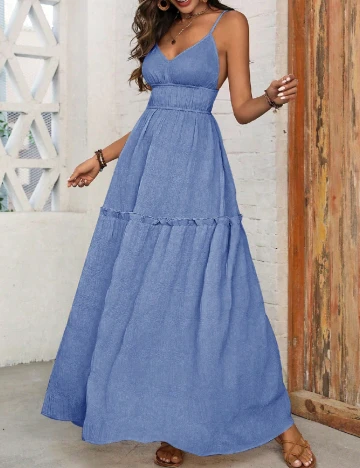 Rochie lunga SHEIN, albastru