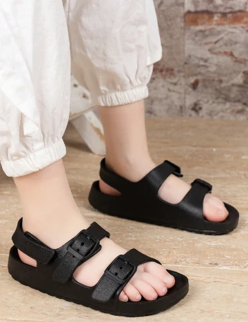 Sandale Shein Kids, negru