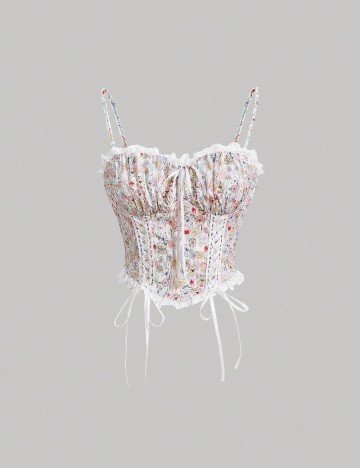 
						Top SHEIN, floral print