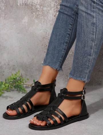 
						Sandale SHEIN, negru