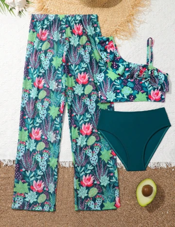 Costum de baie Shein Kids, mix culori