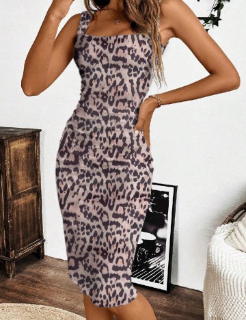 
						Rochie scurta SHEIN, animal print