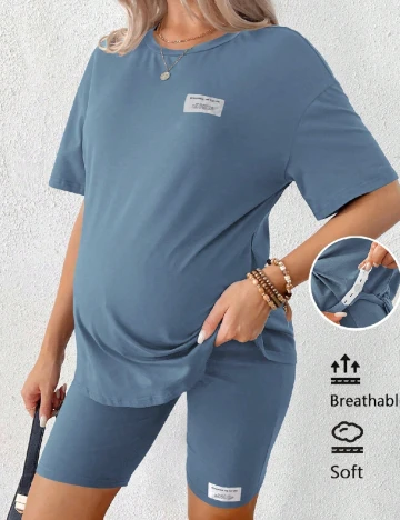 Compleu SHEIN Maternity, albastru