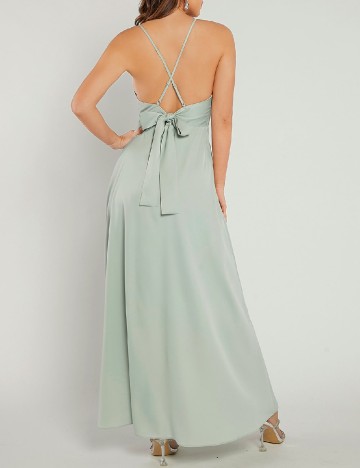 Rochie lunga SHEIN, verde deschis