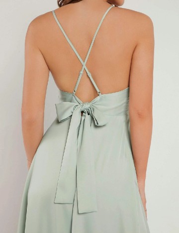 Rochie lunga SHEIN, verde deschis