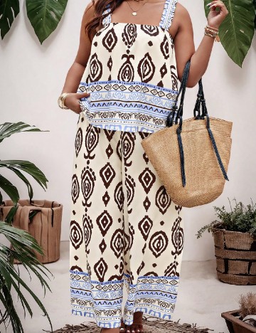 
						Compleu SHEIN CURVE, crem