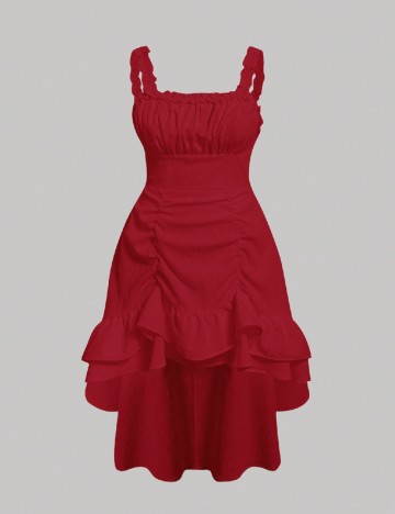 
						Rochie medie SHEIN CURVE, rosu