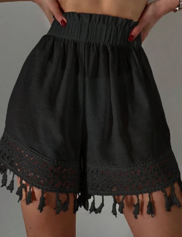 Pantaloni scurti SHEIN, negru