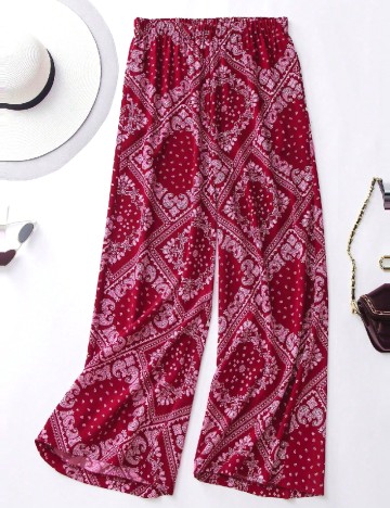 
						Pantaloni SHEIN CURVE, rosu