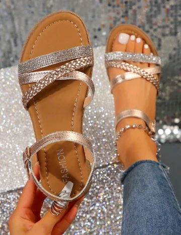 Sandale SHEIN, auriu