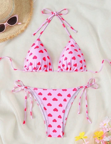 Costum de baie SHEIN, roz