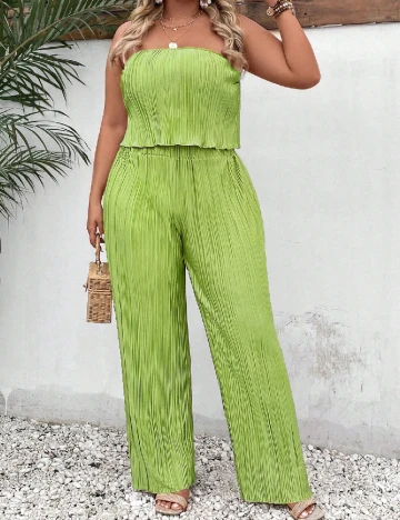 Compleu SHEIN CURVE, verde