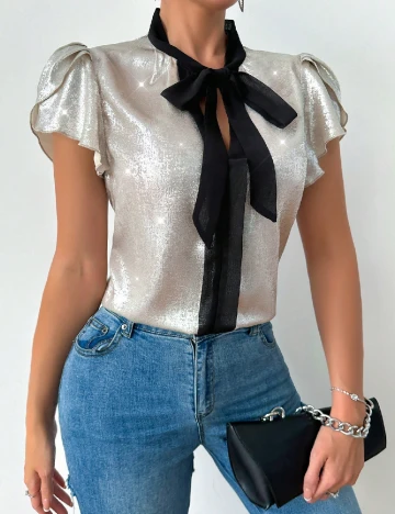 Bluza SHEIN, argintiu