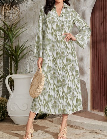 
						Rochie lunga SHEIN, verde