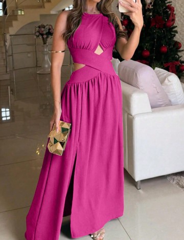 
						Rochie lunga SHEIN, roz