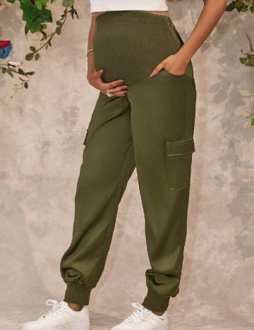 
						Pantaloni SHEIN Maternity, kaki