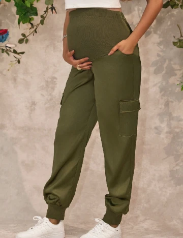 Pantaloni SHEIN Maternity, kaki