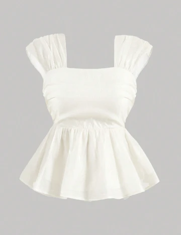 Bluza SHEIN CURVE, ecru